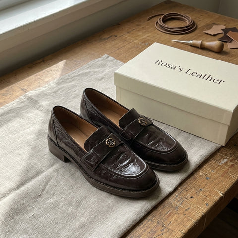 Rosa's Morrelle Leather Loafers