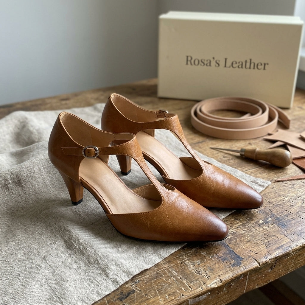 Rosa's Ambretta Leather Shoes