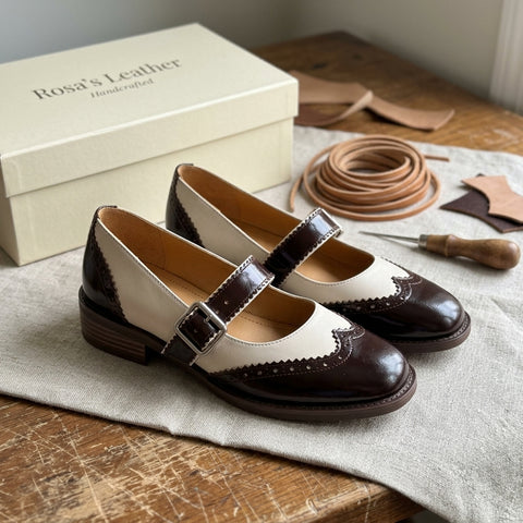 Rosa's Morren Leather Mary Janes