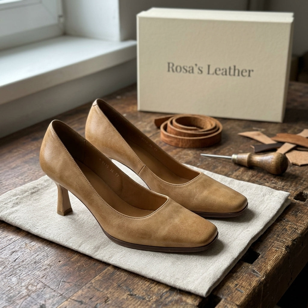 Rosa's Elenya Leather Flats