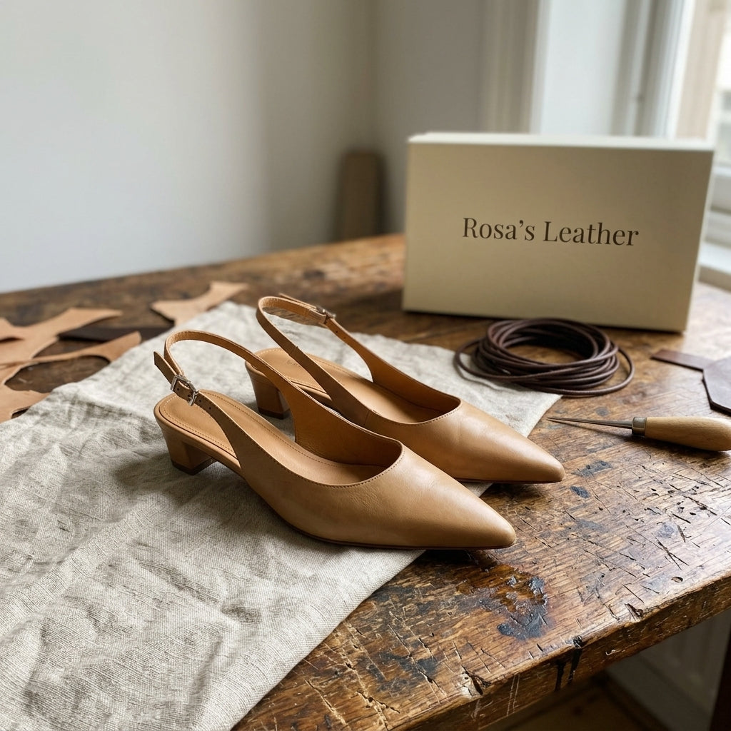 Rosa's Margherita Leather Shoes