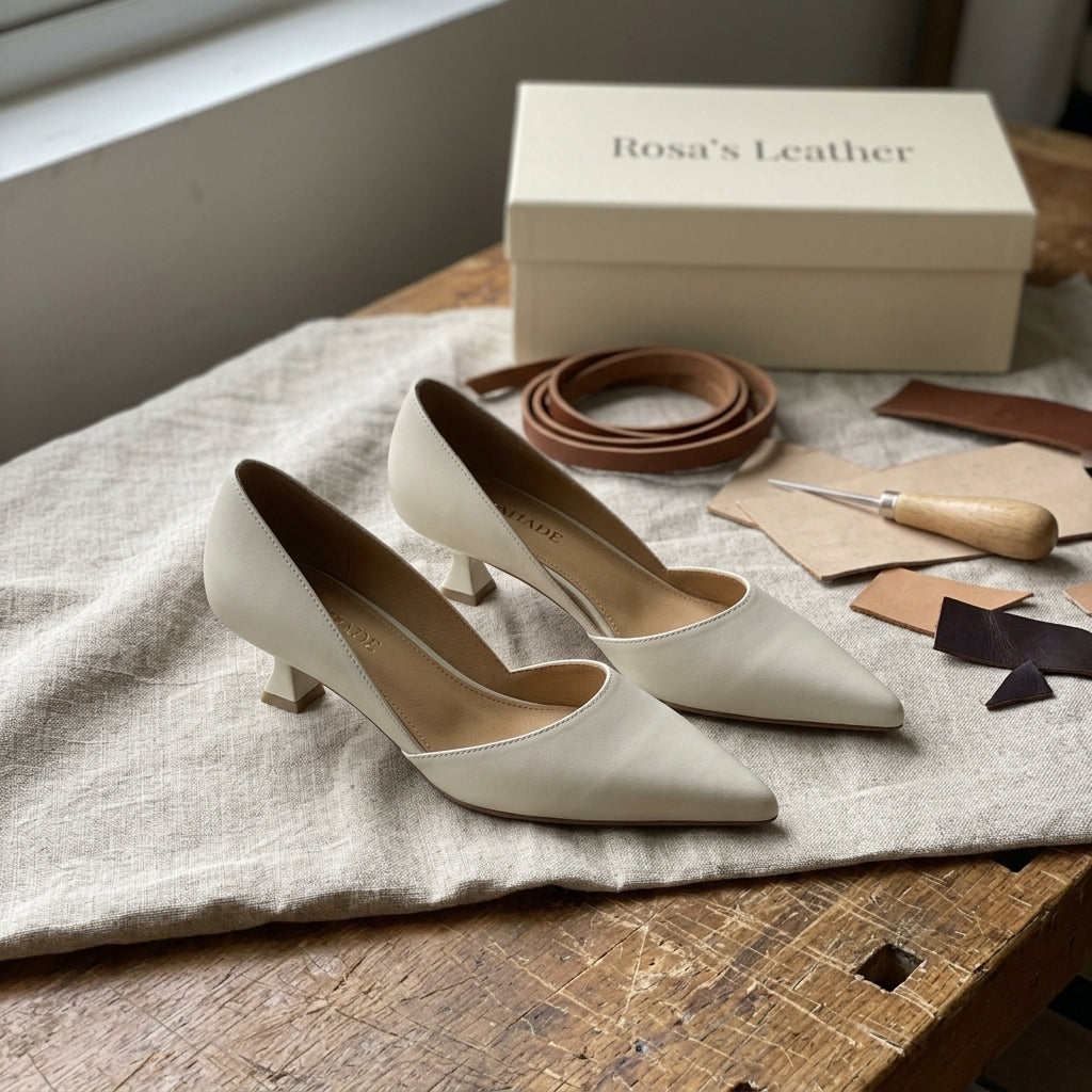 Rosa's Ceyra Classic Leather Heels