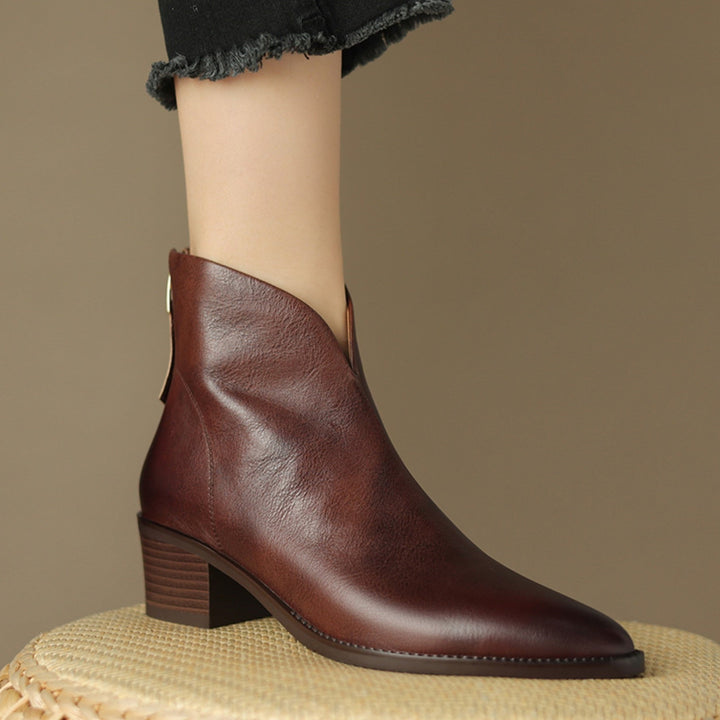 Rosa's Ardena Leather Ankle Boots