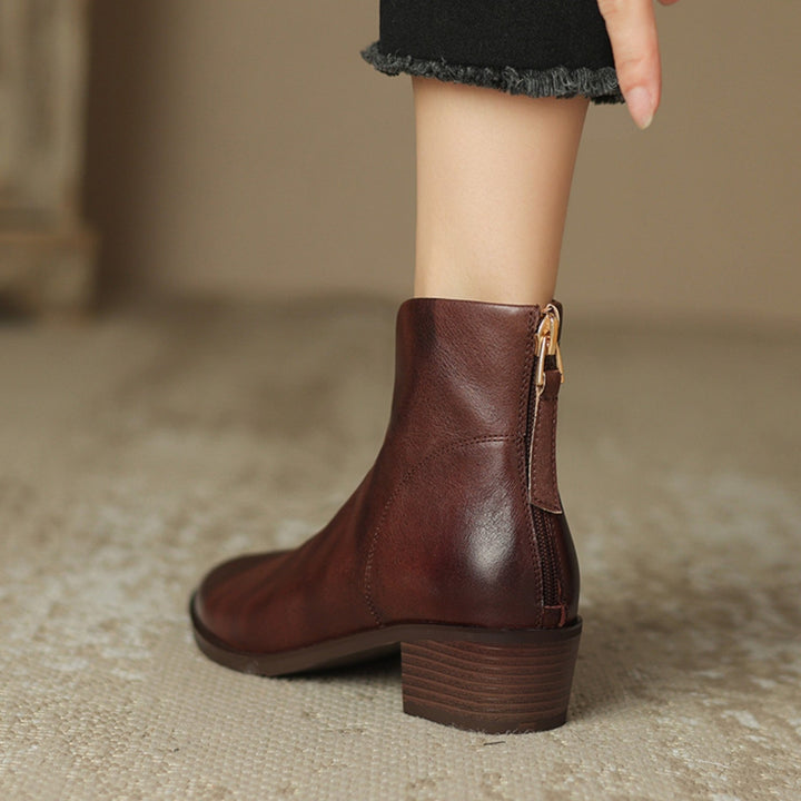Rosa's Ardena Leather Ankle Boots