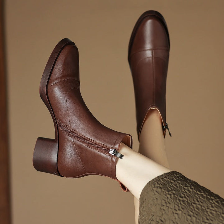 Rosa's Velisse Block Leather Boots