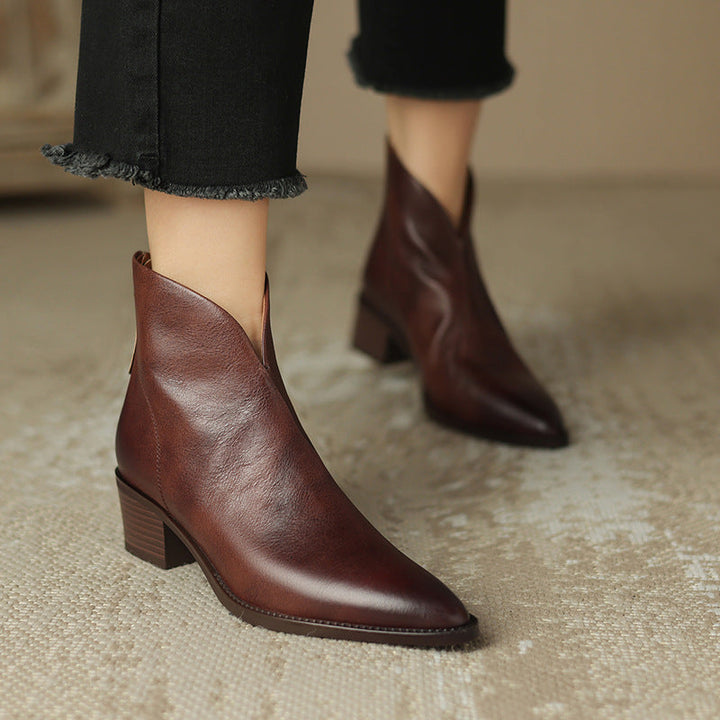 Rosa's Ardena Leather Ankle Boots