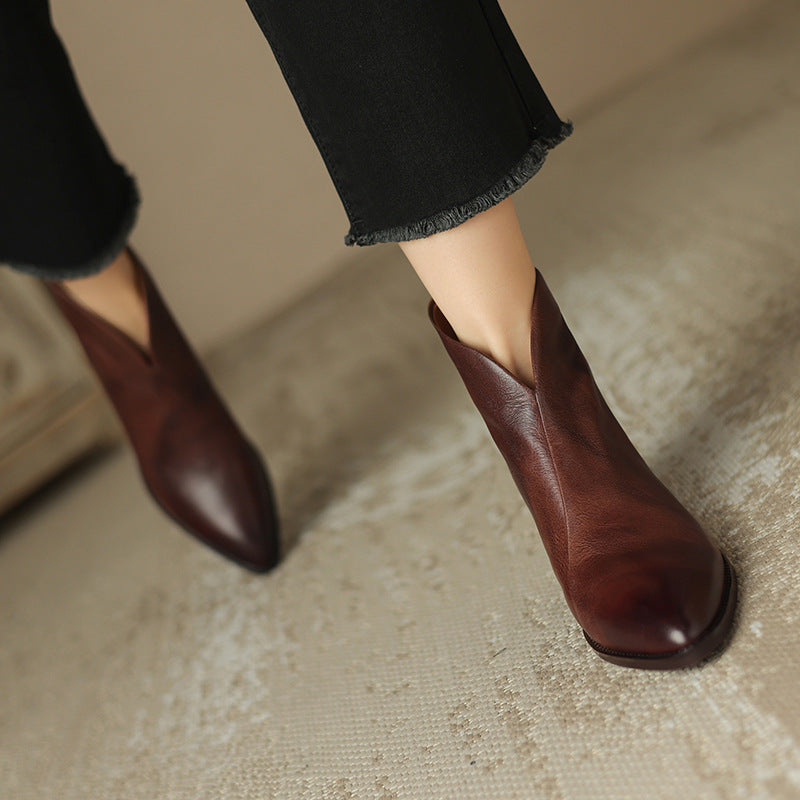 Rosa's Ardena Leather Ankle Boots