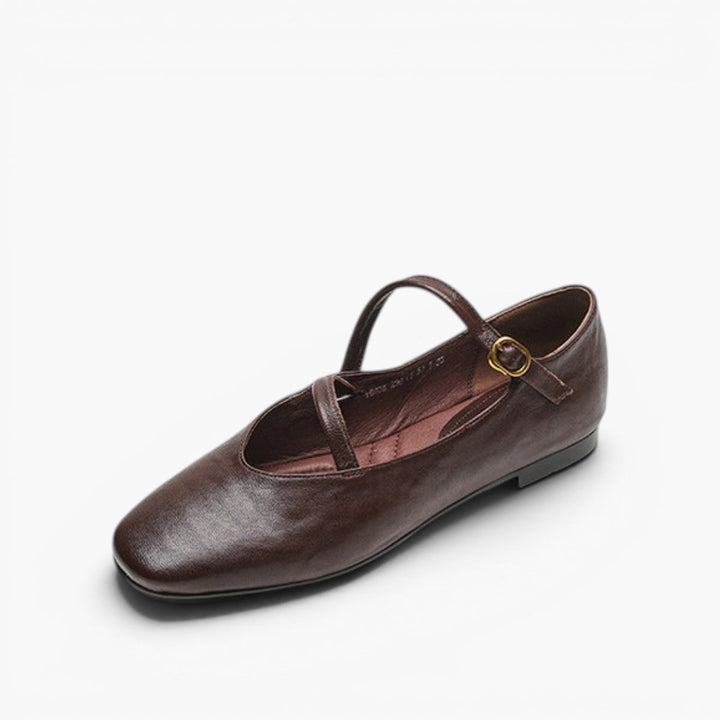 Rosa's Aurelle Strap Leather Mary Janes