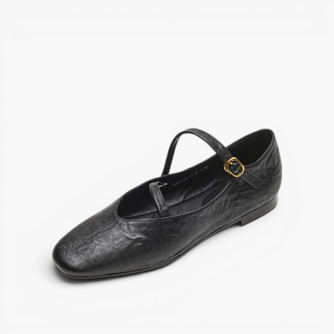Rosa's Aurelle Strap Leather Mary Janes