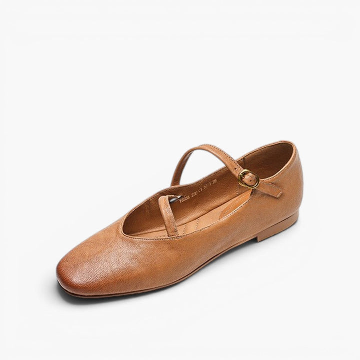 Rosa's Aurelle Strap Leather Mary Janes