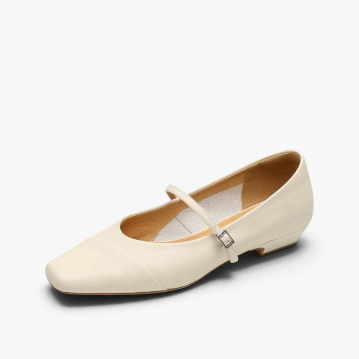 Rosa's Aurette Leather Mary Jane Flats