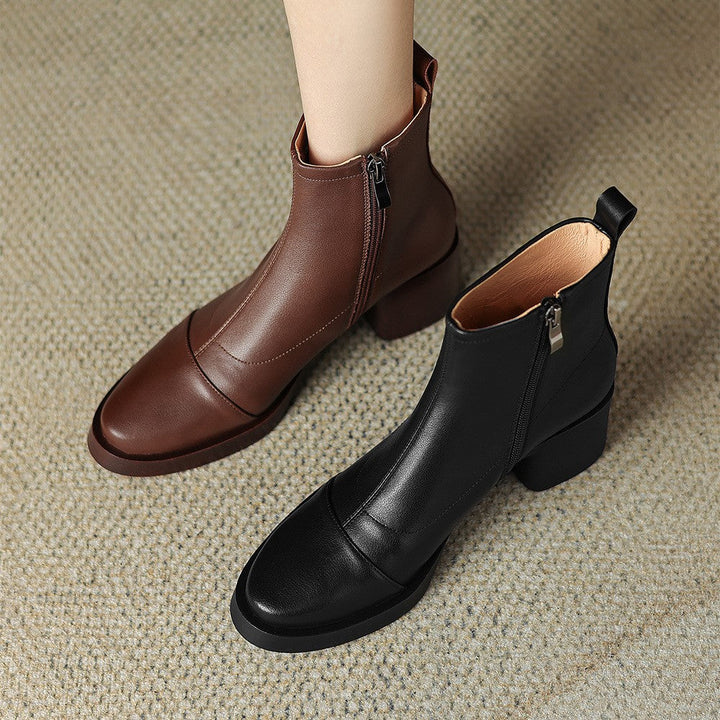 Rosa's Velisse Block Leather Boots
