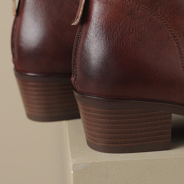 Rosa's Ardena Leather Ankle Boots