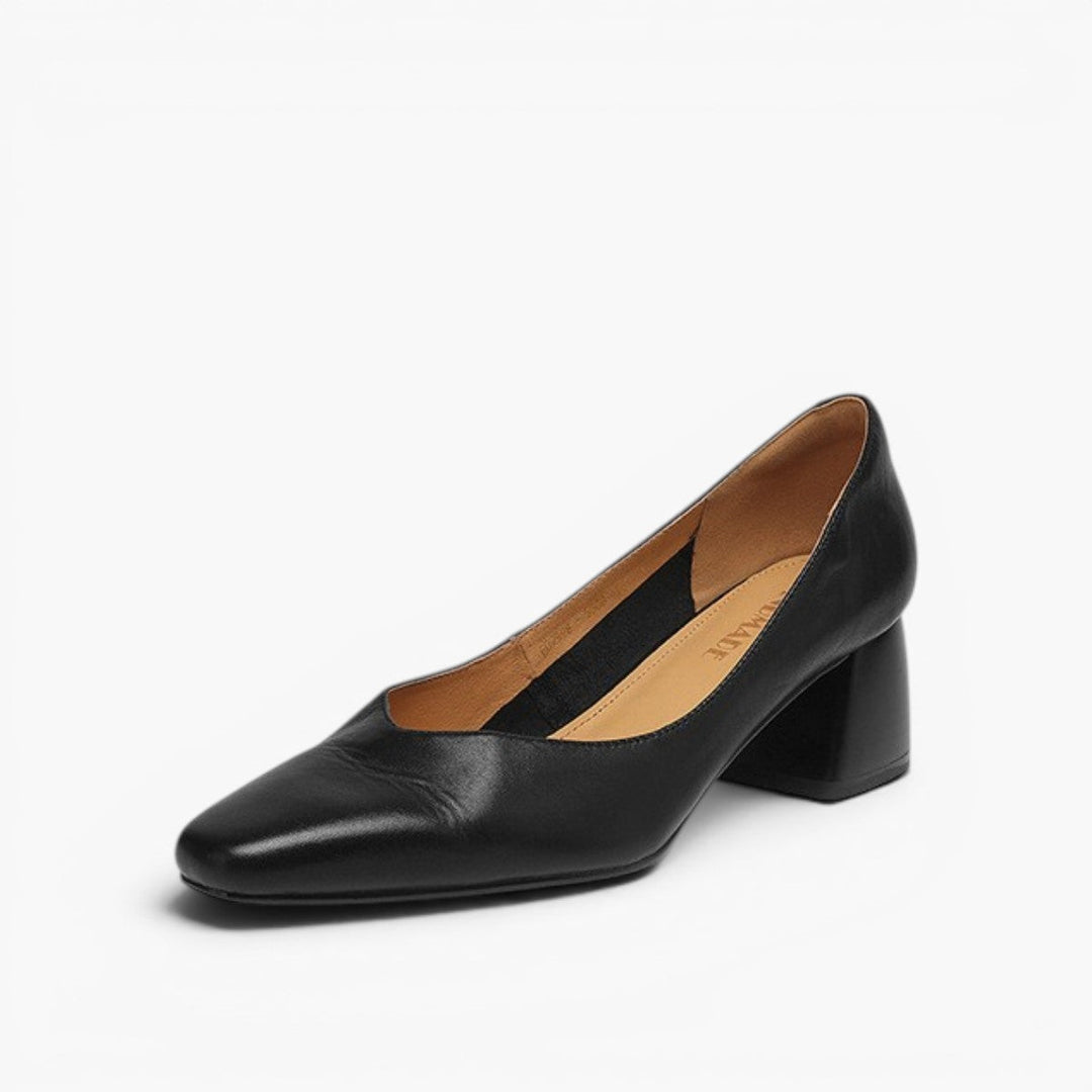 Rosa's Caldre Square Leather Pumps