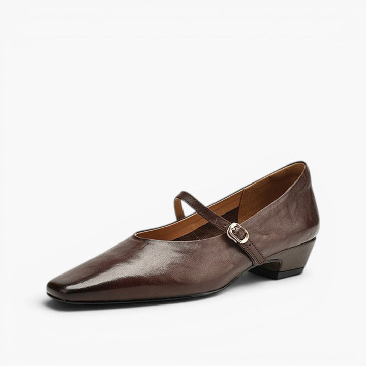 Rosa's Cedrine Leather Pumps