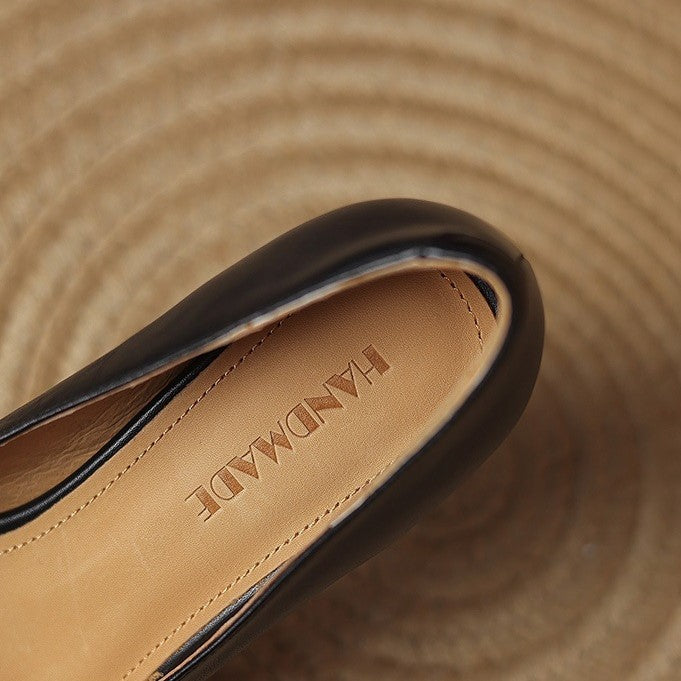 Rosa's Oriel Square Leather Pumps