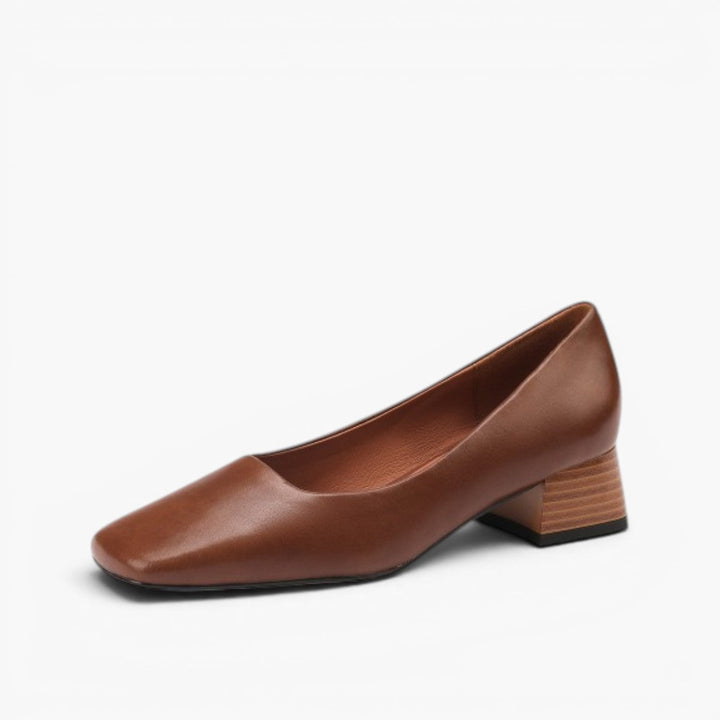 Rosa's Norvyn Square Leather Pumps