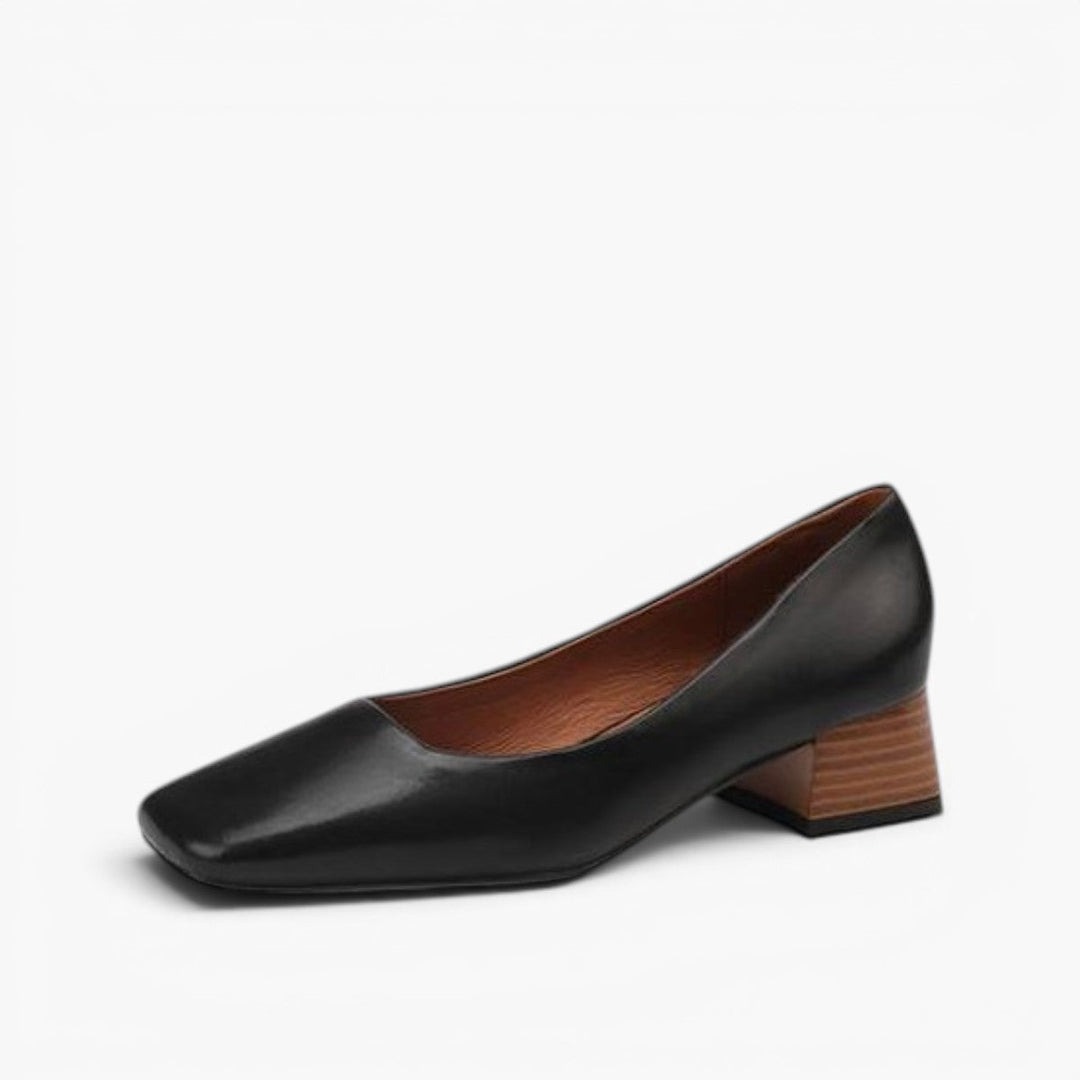 Rosa's Norvyn Square Leather Pumps