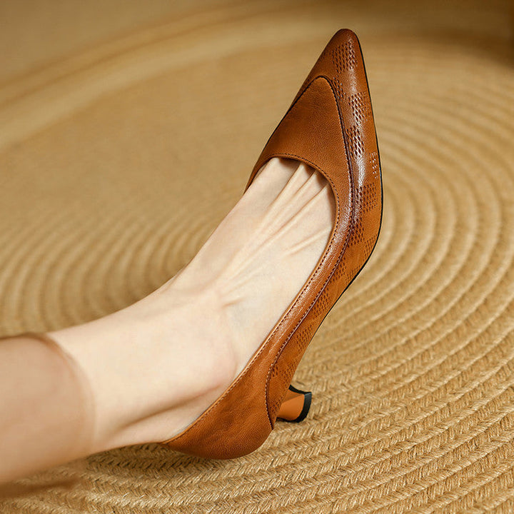 Rosa's Fioralba Leather Shoes