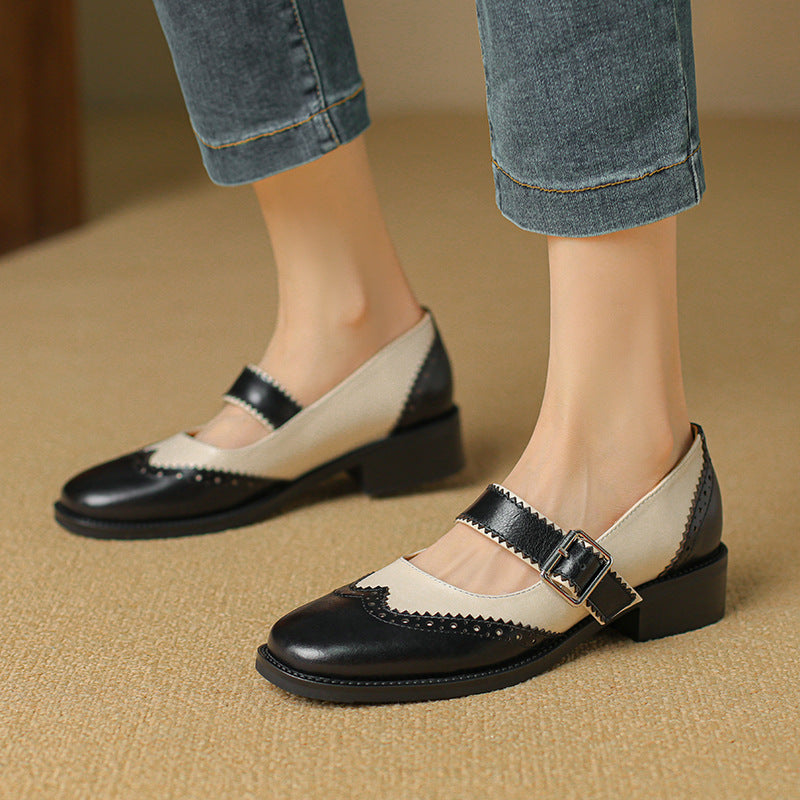 Rosa's Morren Leather Mary Janes
