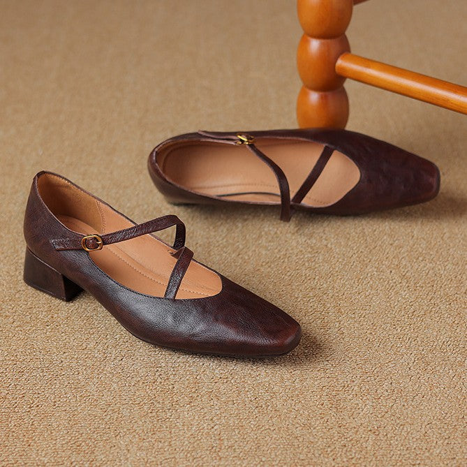 Rosa's Marvelle Leather Mary Janes