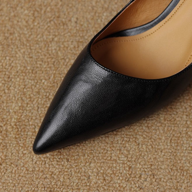 Rosa's Cymara Leather Heels