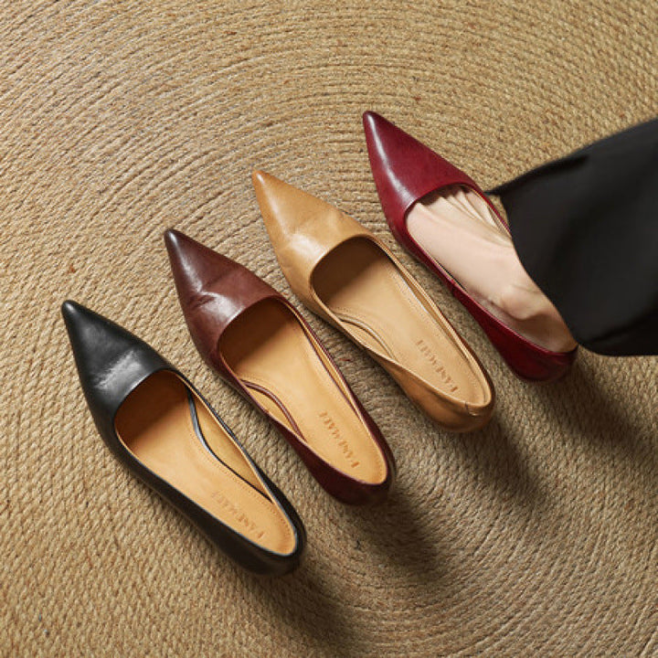 Rosa's Serane Leather Heels