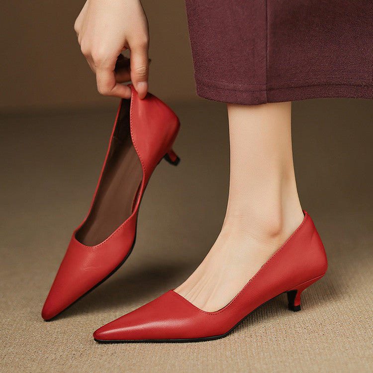 Rosa's Ceyra Leather Heels