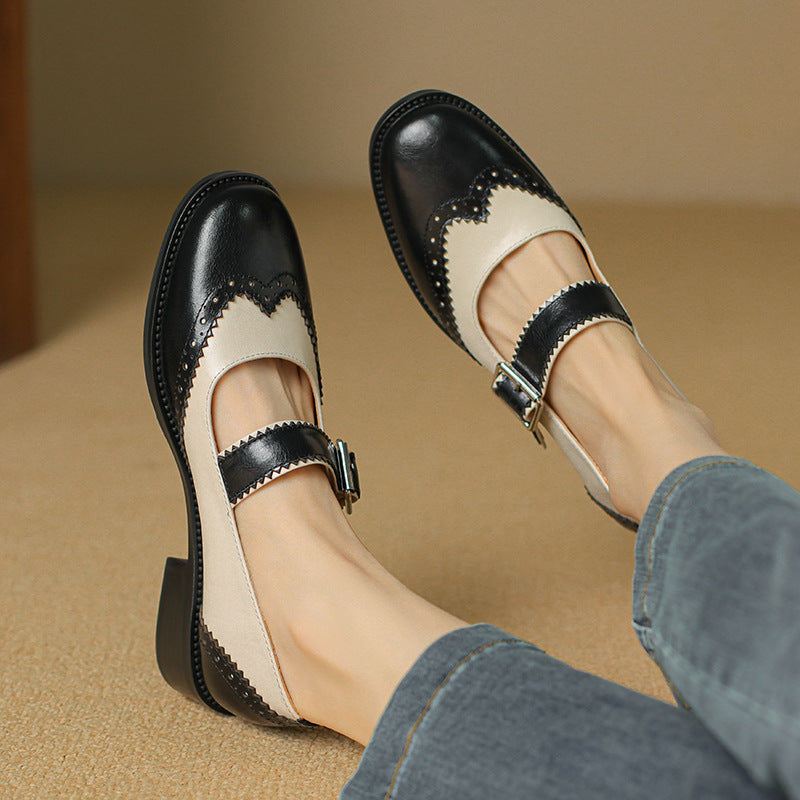 Rosa's Morren Leather Mary Janes