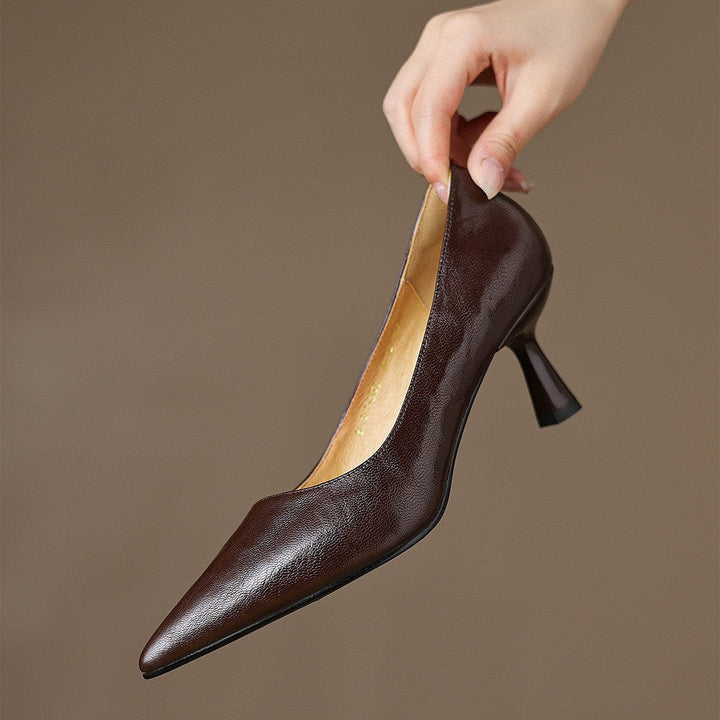 Rosa's Cymara Leather Heels