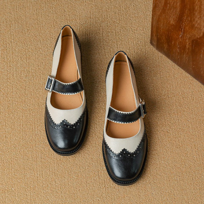 Rosa's Morren Leather Mary Janes