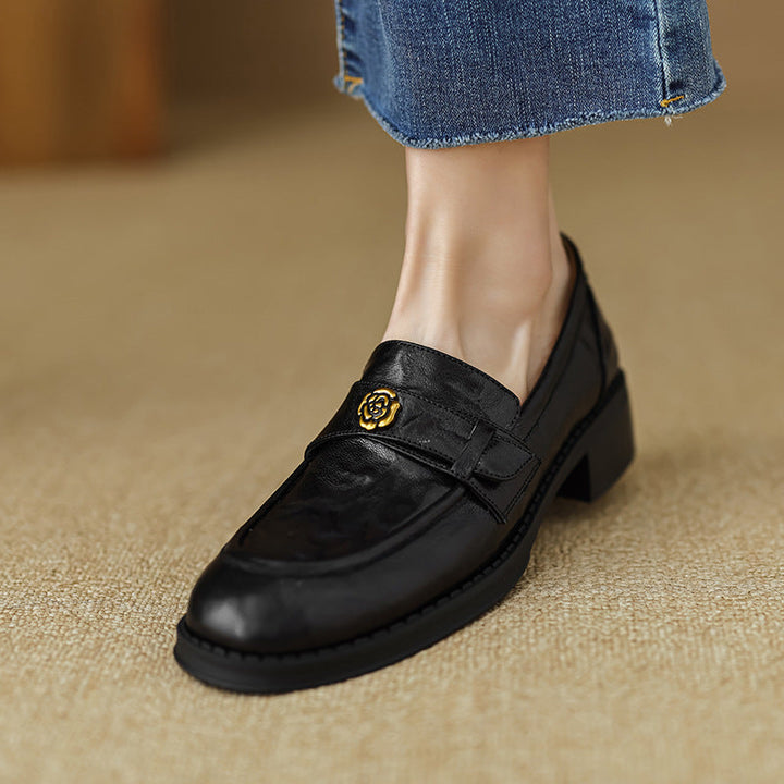 Rosa's Morrelle Leather Loafers