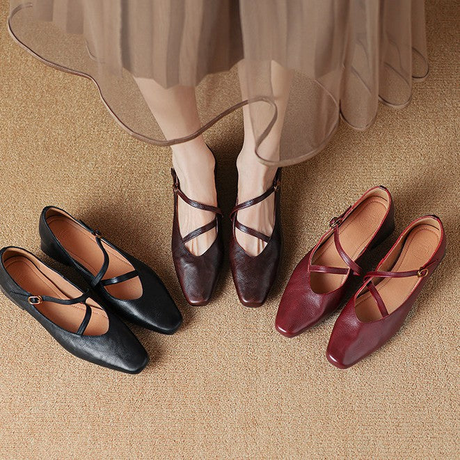 Rosa's Marvelle Leather Mary Janes