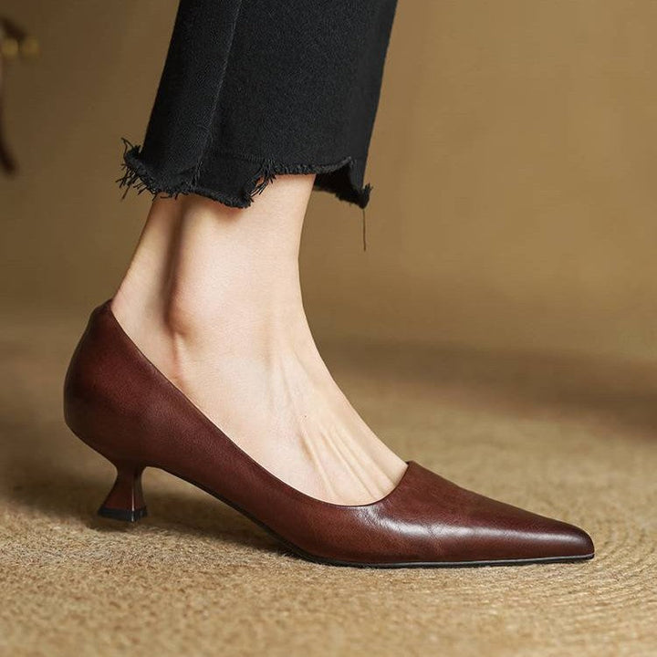 Rosa's Serane Leather Heels