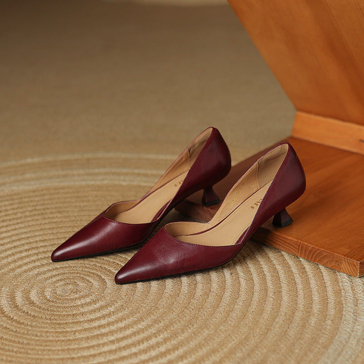 Rosa's Ceyra Classic Leather Heels