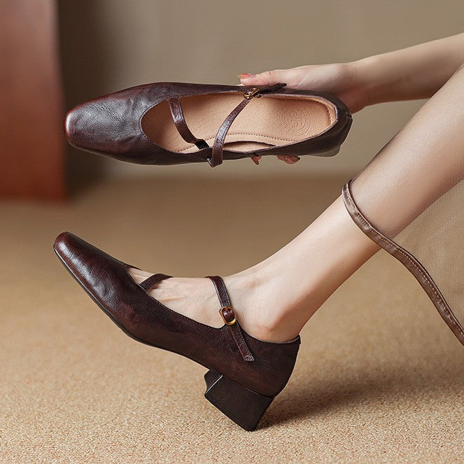 Rosa's Marvelle Leather Mary Janes