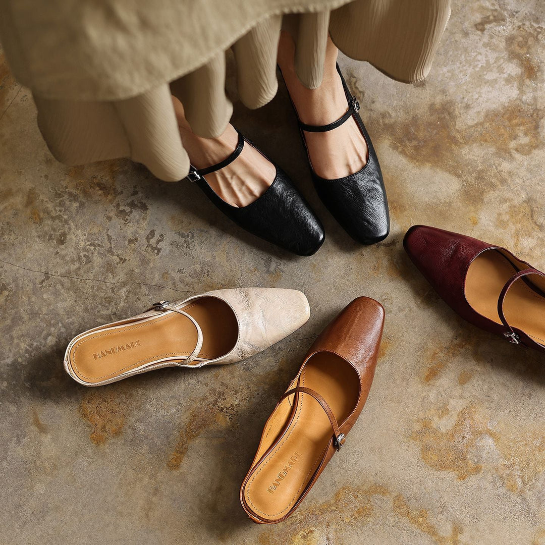 Rosa's Serafina Leather Mary Janes