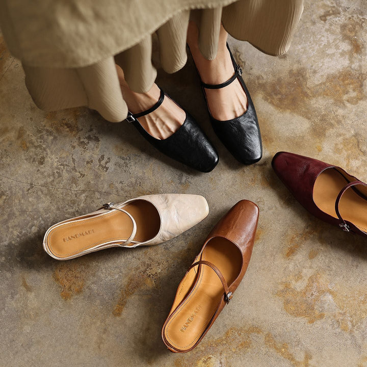 Rosa's Serafina Leather Mary Janes