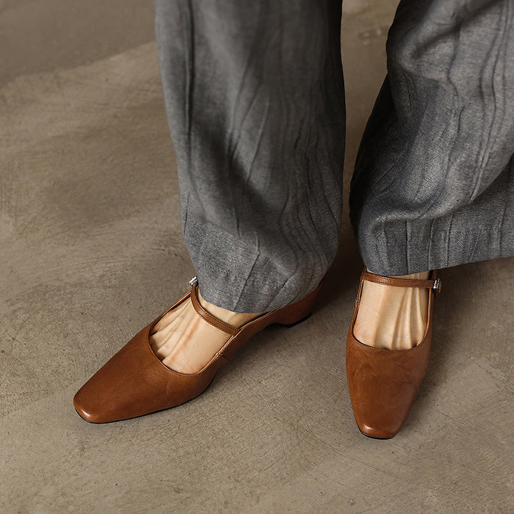 Rosa's Serafina Leather Mary Janes
