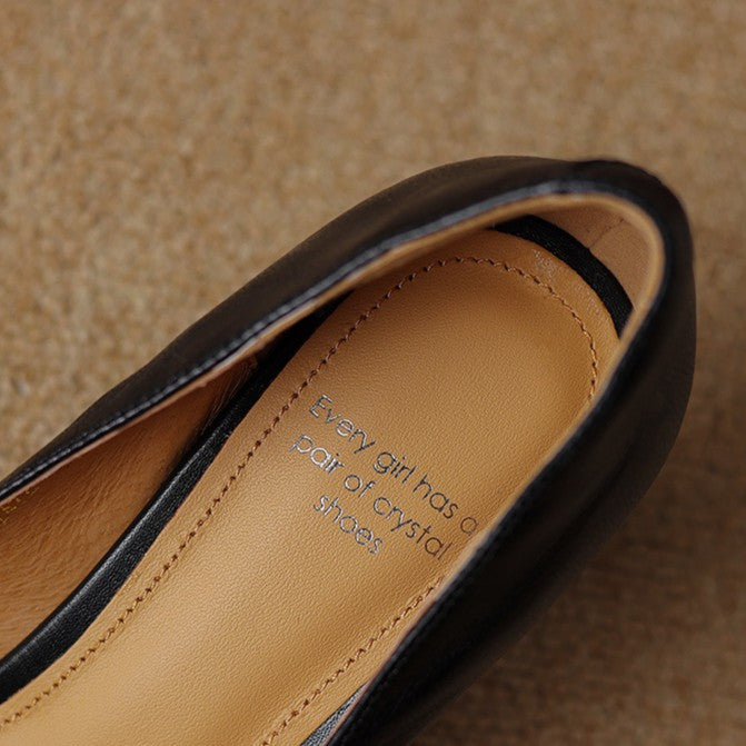 Rosa's Cymara Leather Heels