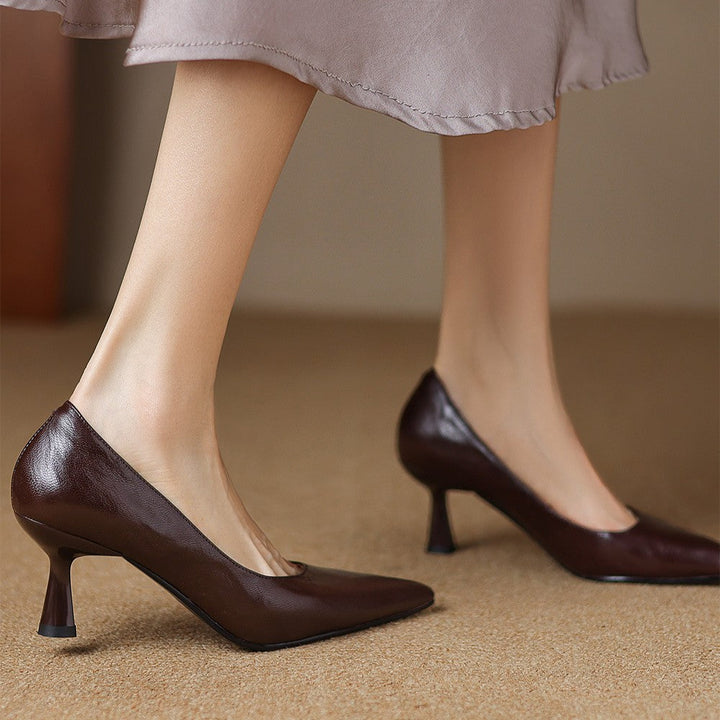 Rosa's Cymara Leather Heels