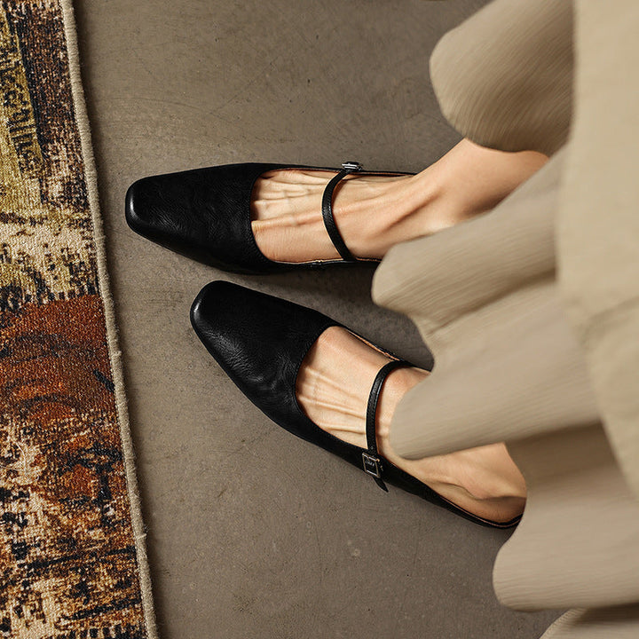 Rosa's Serafina Leather Mary Janes