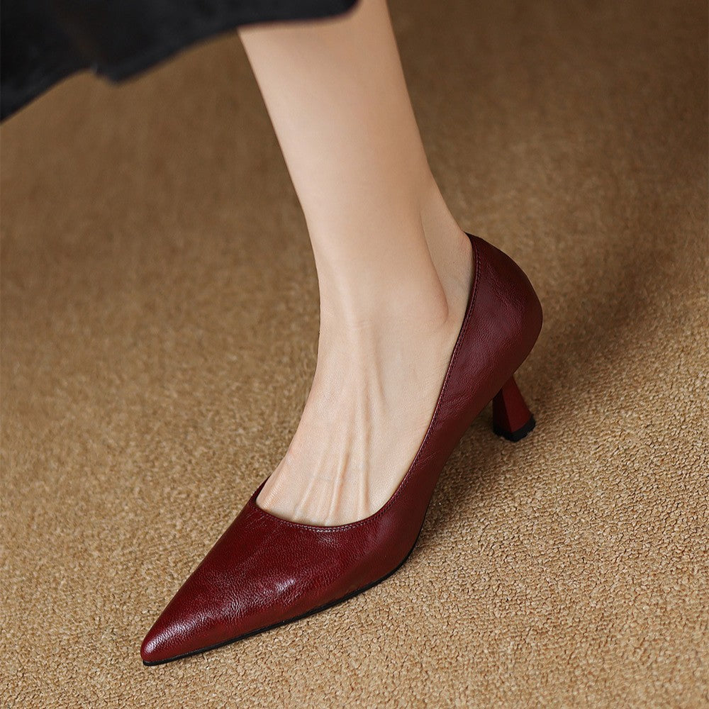 Rosa's Cymara Leather Heels