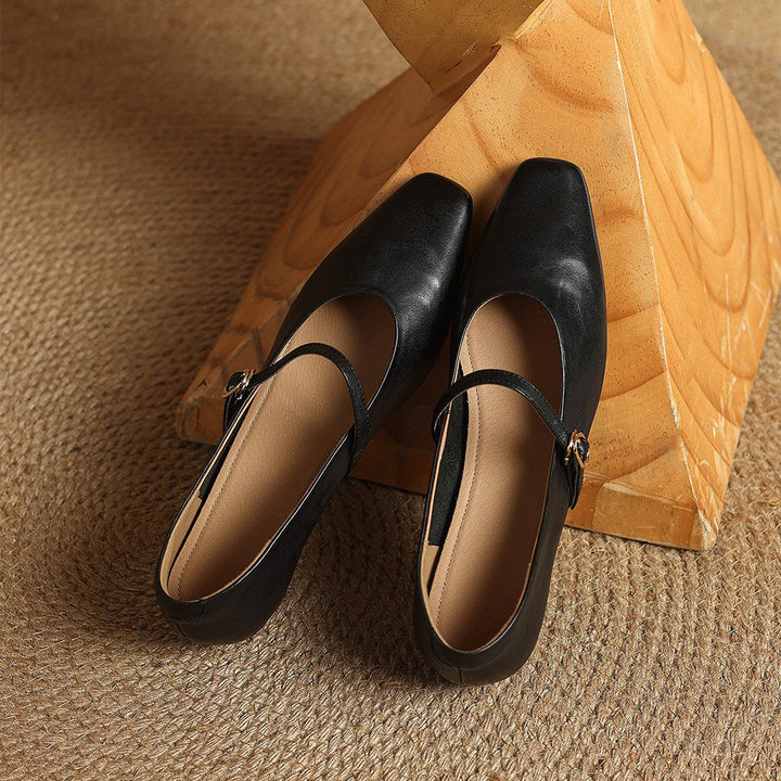 Rosa's Cedrine Leather Pumps