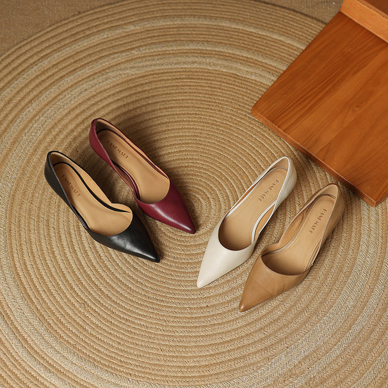 Rosa's Ceyra Classic Leather Heels