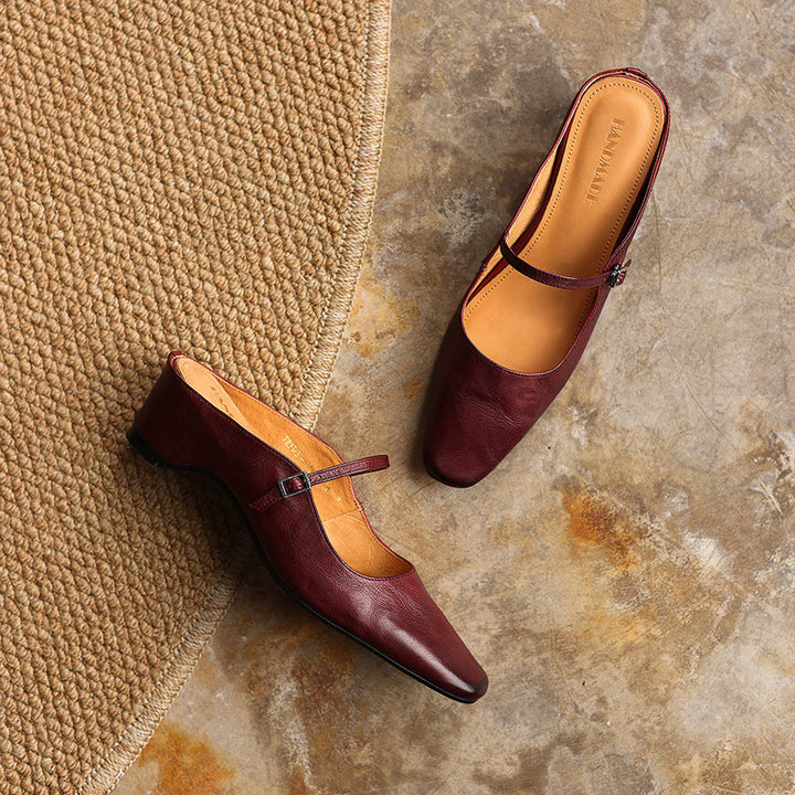 Rosa's Serafina Leather Mary Janes