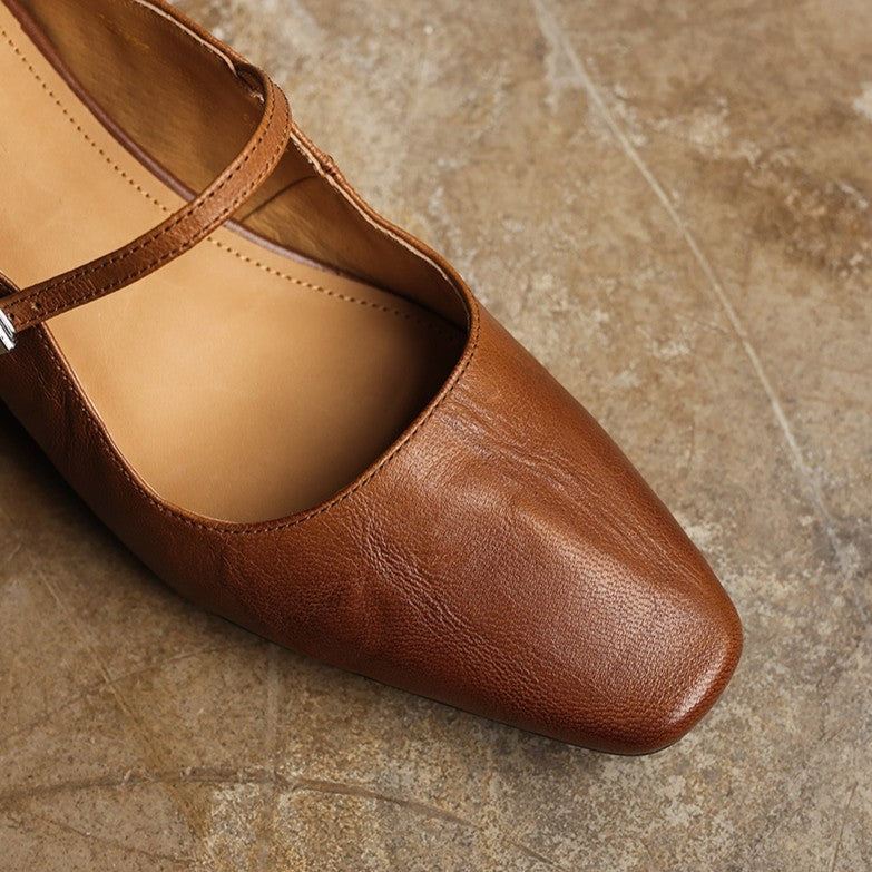 Rosa's Serafina Leather Mary Janes