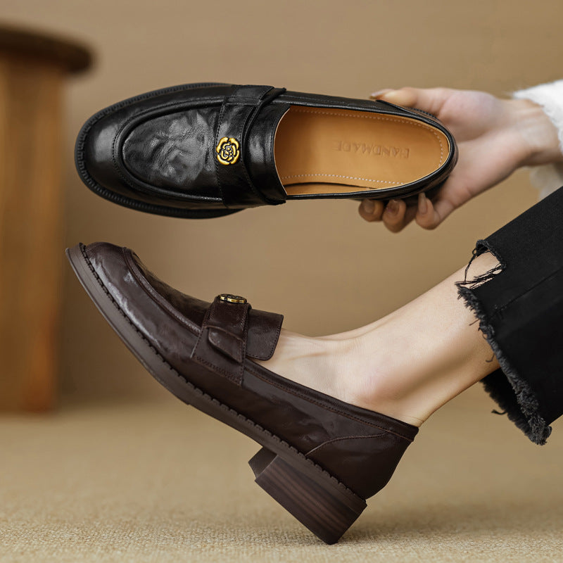 Rosa's Morrelle Leather Loafers
