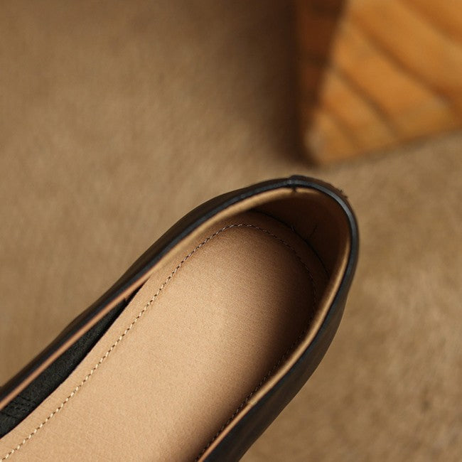 Rosa's Cedrine Leather Pumps