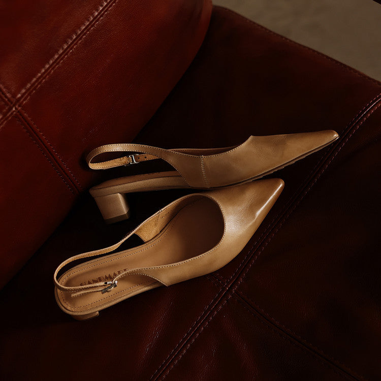 Rosa's Margherita Leather Shoes